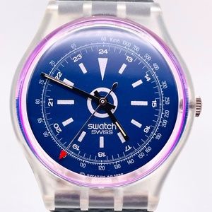 Swatch Watch, 1990 "TURBINE" (GK117) Gents 34mm.